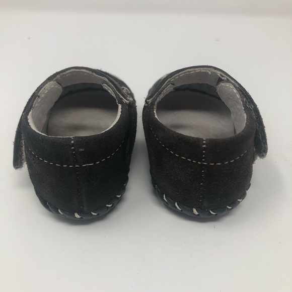 Pediped Caroline Embroidered Flower Leather Baby Shoes Size 0-6 Months - Picture 4 of 11